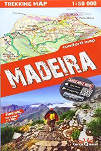 terraQuest Trekking Map Madeira