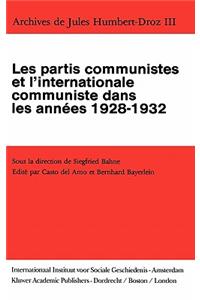 Archives de Jules Humbert-Droz, Volume III