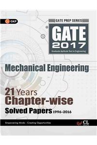 GATE Papers Mechanical Engg.2017 Solved Papers 21 Years (Chapter Wise)