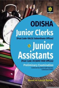Odisha Junior Clerks (Post Code - 106/Jc Subordinate Offices) & Junior