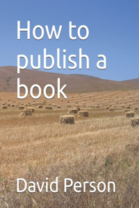 How to publish a book