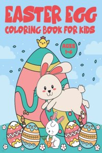 Easter Egg Coloring Book for Kids Ages 1-4
