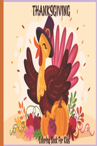 THANKSGIVING Coloring Book For Kids