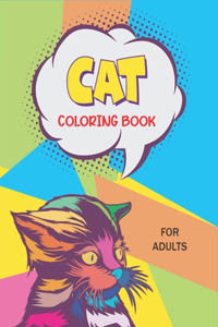 Cat Coloring Book for Adults