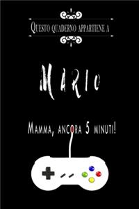 Questo quaderno appartiene a Mario