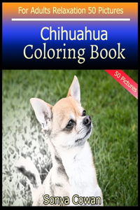 Chihuahua Coloring Book For Adults Relaxation 50 pictures