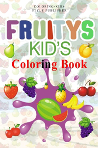 Fruitys Kid's Coloring book