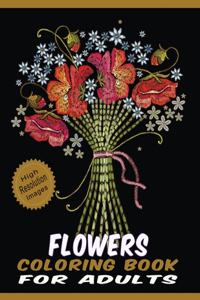 Flowers Coloring Book for Adults