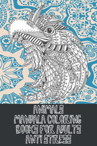 Mandala Coloring Books for Adults Anti Stress - Animals