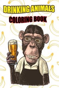 Drinking Animals Coloring Book