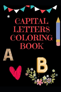 Capital Letters Coloring Book