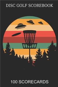 Disc Golf Scorebook 100 Scorecards