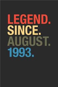 Legend Since August 1993
