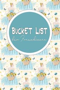 Bucket List für Freundinnen: Heft mit Platz für 50 Ziele für Freundinnen - ideales Geschenk zum Geburtstag oder zum Jahrestag - eine Bucket Liste als ein Versprechen für gemeins