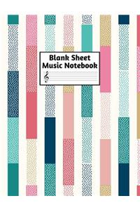 Blank Sheet Music Notebook