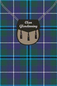 Clan Glendinning Tartan Journal/Notebook