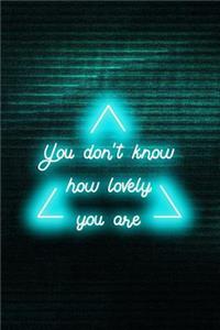You Don't Know How Lovely You Are