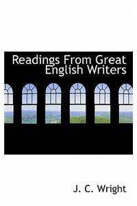 Readings from Great English Writers