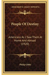 People of Destiny