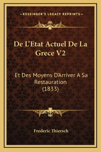 De L'Etat Actuel De La Grece V2