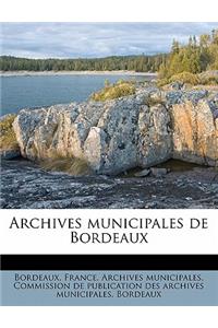 Archives municipales de Bordeaux