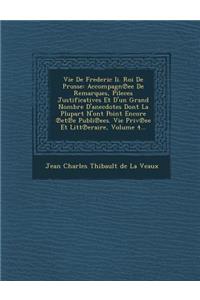 Vie de Frederic II. Roi de Prusse