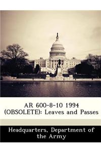 AR 600-8-10 1994 (Obsolete)