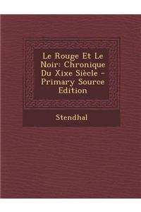 Le Rouge Et Le Noir