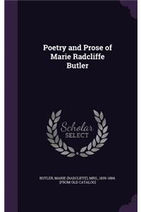 Poetry and Prose of Marie Radcliffe Butler