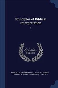 Principles of Biblical Interpretation