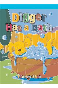 Digger Has a Bath