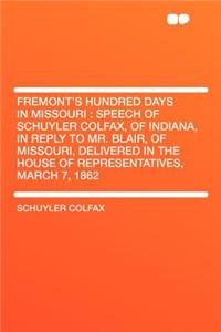 Fremont's Hundred Days in Missouri