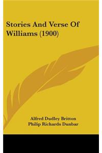 Stories And Verse Of Williams (1900)