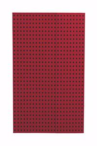 Red on Black (Quadro) B6 Unlined Notebook
