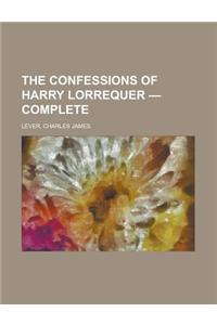The Confessions of Harry Lorrequer - Complete