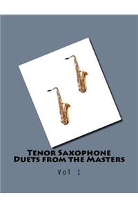 Tenor Saxophone Duets from the Masters