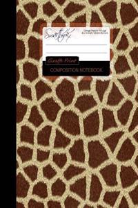 Composition Notebook - Giraffe Print
