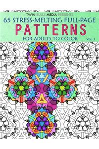 Stress-Melting Full-Page Patterns - Volume 1