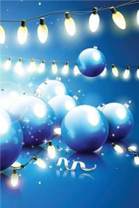 Blue Christmas Notebook