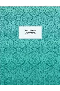 Dot Grid Journal - Dotted Notebook, 8.5 x 11