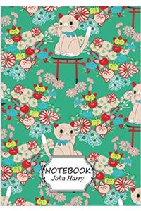 Cute Cat Dolls Wallpaper: Pocket Notebook Journal Diary (Notebook Lined,blank No Lined)