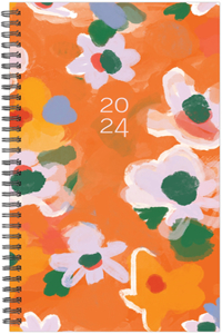 Poppies 3.5 X 6.5 Softcover Weekly Spiral