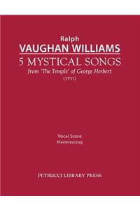 5 Mystical Songs: Vocal score