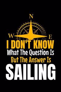 I Don't Know What The Question Is But The Answer Is Sailing