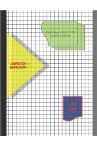 Graph Paper Notebook 8.5 x 11 IN, 21.59 x 27.94 cm