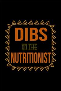 Dibs on the nutritionist