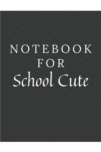 Notebook For School Cute