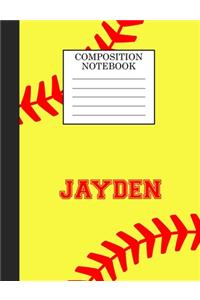Jayden Composition Notebook