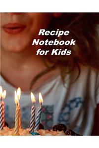 Recipe Notebook for Kids