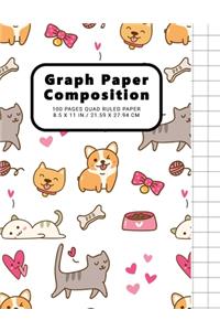Graph Paper Composition Notebook